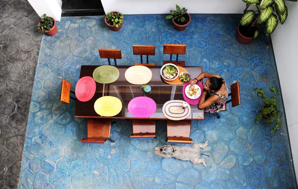 Hostal Azul Y Blanco Santa Cruz Huatulco Dış mekan fotoğraf